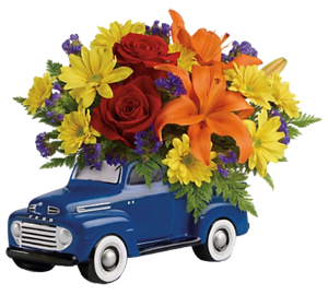 Vintage Ford Pickup Bouquet